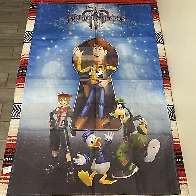 Buy Square Enix Disney Kingdom Hearts 3 III Gamestop Promo Cloth Banner 40  X 26  • 9.64£