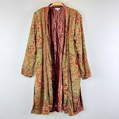 Buy Karma Highway Multicolored Velvet Lined Kimono Duster Women’s One Size  • 41.58£