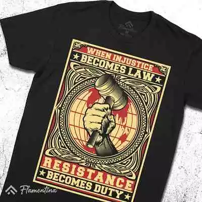 Buy Injustice Law Resistance T-Shirt Illuminati Conspiracy World Order Judge P643 • 9.99£
