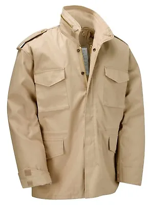 Buy M65 Jacket Vintage US Army Military Field Top Combat Lined Coat Camo Olive Green • 49.39£