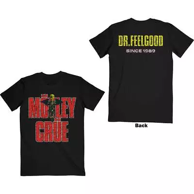 Buy MOTLEY CRUE - Official Unisex T- Shirt - Dr Feelgood Since 1989 - Black Cotton • 18.99£