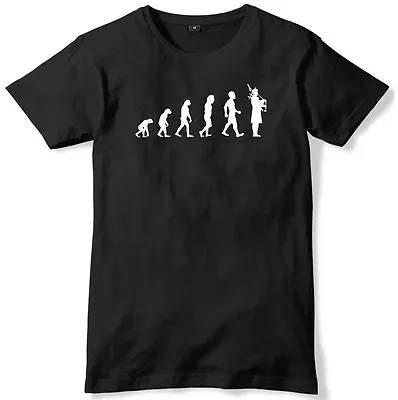 Buy Evolution Of Bagpipes Bagpiper Man Mens Funny Unisex T-Shirt • 11.99£