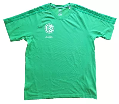 Buy ADIDAS Running Shirt Running T-Shirt L Green DFB Shirt Sports Running Fitness Casual • 25.64£