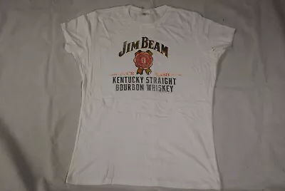 Buy Jim Beam Distressed Bourbon Whiskey Logo T Shirt New Official Vintage 2007 Rare • 10.99£