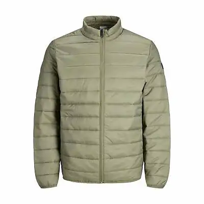 Buy Jack & Jones Eric High Collar Puffer Jacket (Green) • 34.99£