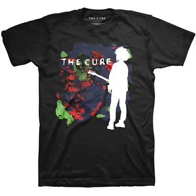 Buy Officially Licensed The Cure Boys Don't Cry Colour Splash Mens Black T Shirt • 14.50£