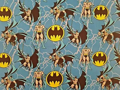 Buy DC Comics Batman Rope Cotton Fabric - Black Friday Half Price Sale • 6£