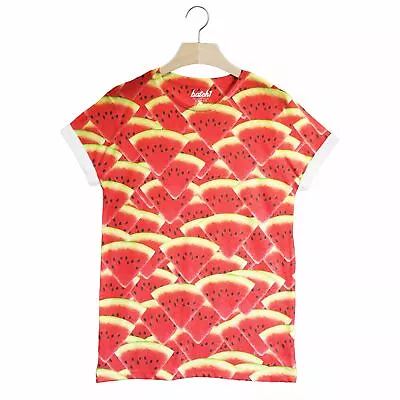 Buy Batch1 Watermelon Bold Summer All Over Fashion Food Print Novelty Unisex T-Shirt • 20£