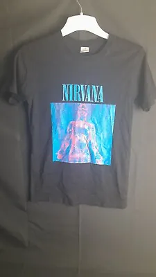 Buy NIRVANA SLIVER T-SHIRT Grunge Kurt Cobain Size Small • 15.25£