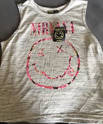 Buy Nirvana Sleeveless T Shirt Womens Size 10 • 9.99£