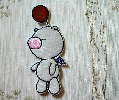 Buy Embroidered Iron On Patch: Kingdom Hearts Moogle. • 4.50£
