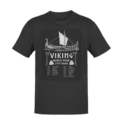 Buy Viking World Tour Fan Art Film Movie Vike Odin Parody T Shirt • 8.99£