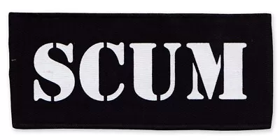 Buy Black Scum Cotton Patch Anarchy Original Punk Rock Army UK 1977 • 2.75£