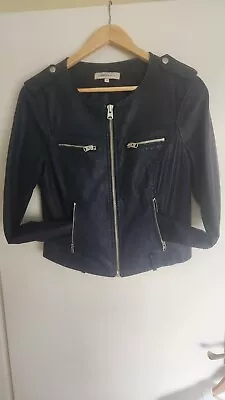 Buy Marks And Spencer Limited Edition Leather Style Womans Jacket • 14.99£