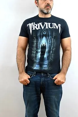 Buy TRIVIUM European Fall Tour 2012 T SHIRT Heavy Metal GILDAN HEAVY COTTON S SUPER • 19£