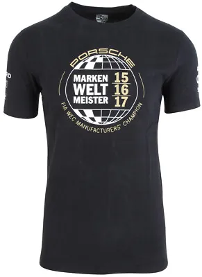 Buy Porsche Driver's Selection T-Shirt Brand World Champion Black • 94.80£