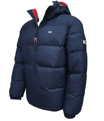 Buy Tommy Jeans Tjm Men's Down Winter Jacket Men Jacket New Black Iris New • 151.16£