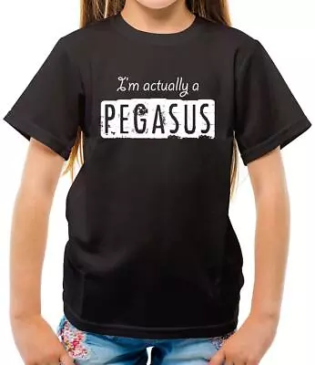 Buy I'm Actually A Pegasus - Kids T-Shirt - Hercules - Mythology - Fantasy - Gift • 11.95£