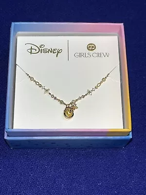 Buy Girls Crew X Disney Winnie The Pooh Sweet As Honey Necklace Gold Tone New • 115.82£
