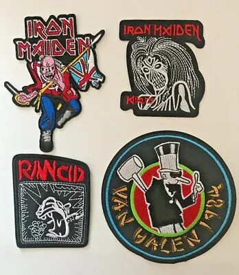 Buy Embroidered Iron On Patches Rock  Band Music Festival Grunge Hippy Metal #8 • 3.99£
