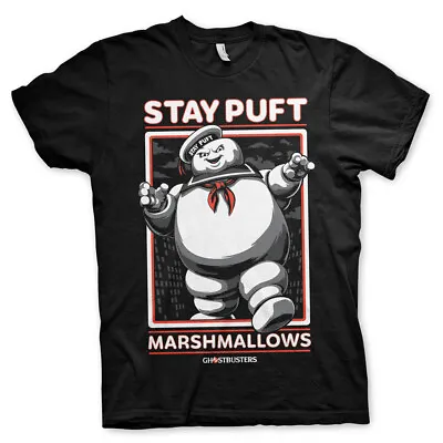 Buy Ghostbusters T-Shirt Stay Puft Marshmallows New Black Official • 8.95£