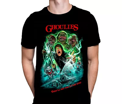 Buy GHOULIES - HORROR MOVIE - T-SHIRT / Demons, Ghouls, Evil Magic • 20.45£