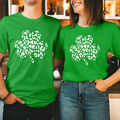 Buy TSHIRT (261) Clover Camo St Patricks Day Shirt Funny Irish Shamrock Gift T Shirt • 6.99£