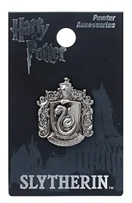 Buy Harry Potter Slytherin School Crest Pewter Lapel Pin • 9.91£