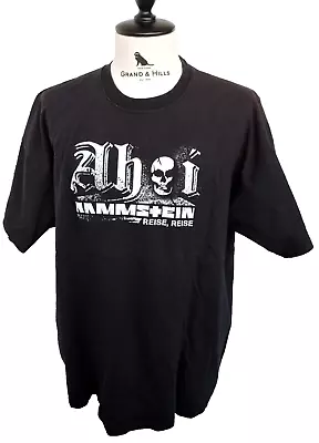 Buy Rammstein Ahoi Reise, Reise Tour Vintage Black Mens T-shirt Size XL/XXL • 35.99£