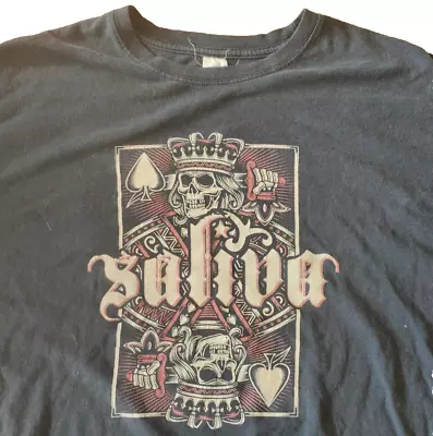 Buy Saliva Shirt Mens Size 2XL 2018 Australian Tour Band Rock Merch Music Metal • 12.79£