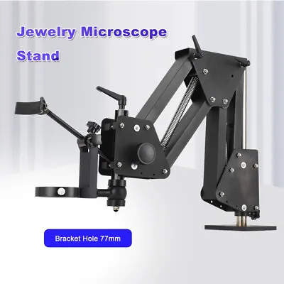 Buy Microscope Stand 270° Multi Directional Spring Bracket Jewelry Diamond Setting • 130.79£