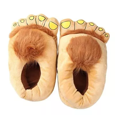 Buy Men S Big Feet Furry For Adventure Slippers Comfortable Novelty Warm • 13.02£