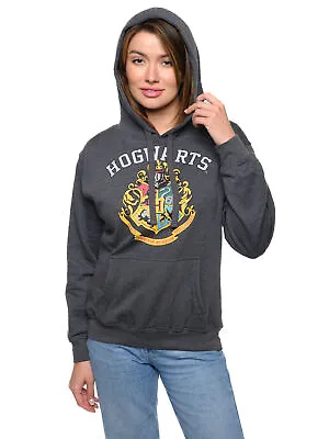 Buy Women's And Plus Harry Potter Hoodie Sweatshirt Pullover Hogwarts Gray • 43.22£