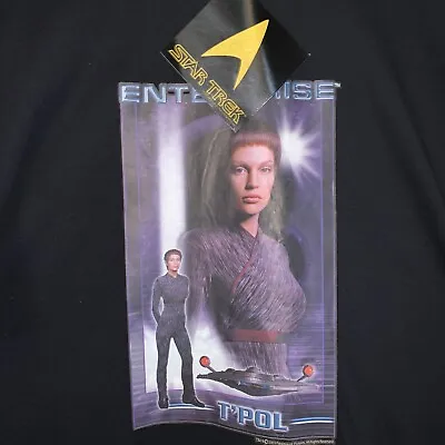 Buy Vintage 2003 Star Trek Enterprise T’pol T-Shirt New With Tag Size XL Very Rare • 25£