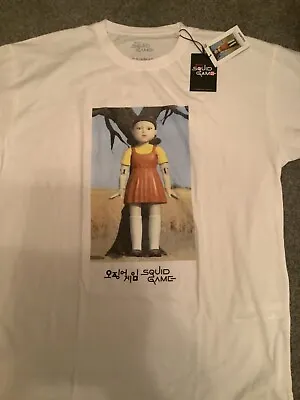 Buy Squid Game Official T Shirt Pull And Bear, Brand New With Tags • 17.99£