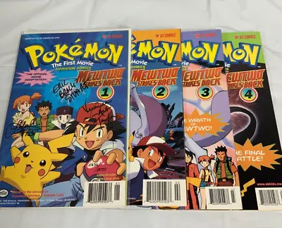 Buy Pokémon The First Movie Animation Comics #1-4 1 Signed By Cast • 249.99£