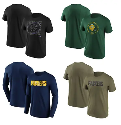 Buy Green Bay Packers T-Shirt Men's NFL American Football Fanatics Top - New • 14.99£