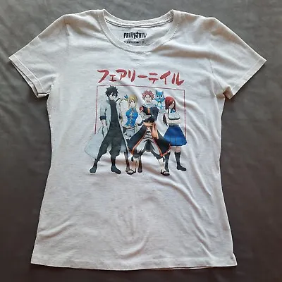 Buy Fairy Tail T-Shirt Women's Size Small Off White Anime  • 9.62£