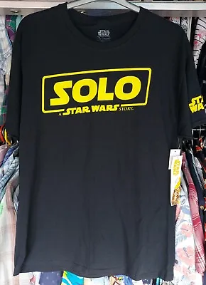 Buy Star Wars  Solo A Star Wars Story  Movie T-Shirt Men Large Official Disney Merch • 25.49£