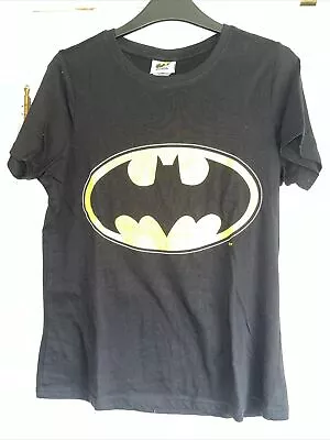Buy Batman Logo Women’s T-shirt UK 12-14 • 4.99£