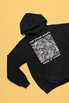 Buy The Stone Roses Hoodie - Made Of Stone - Black - Unisex S To 5xl - Britpop Gift • 21.99£
