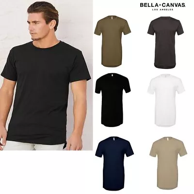 Buy Bella + Canvas Unisex Long Body Urban T-Shirt 3006 - Short Sleeves Cotton Tee • 8.49£