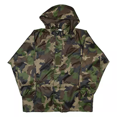 Buy NAPSUGAR Mens Jacket Green Hooded Camouflage XL • 22.99£