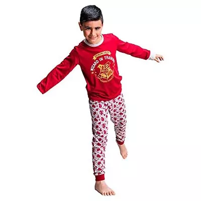 Buy Children`S Pyjama Harry Potter Red (Size: 6 Years) NEW • 24.85£
