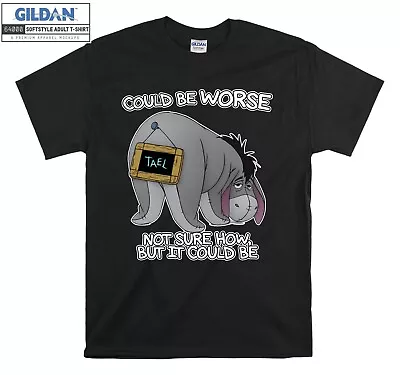 Buy Winnie The Pooh Eeyore T-shirt Sad Quote T Shirt Men Women Unisex Tshirt 3837 • 23.95£