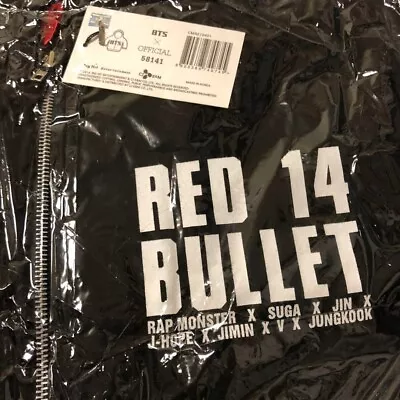 Buy RARE BTS The Red Bullet In Seoul First Concert Zip Up Hoodie Black 2014 New • 276.27£