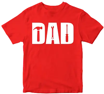 Buy Dad Nailed T-shirt Father's Day Super Dad Papa Mechanic Handyman Birthday Gifts • 6.99£