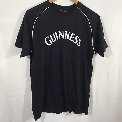 Buy Guinness T-Shirt (Small/Medium) Tee Man Cave Pub Beer Bar Pint Logo • 9.99£