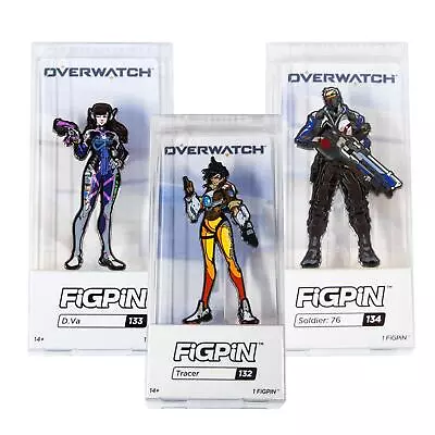 Buy Overwatch Official Hero Pin Set | D. Va, Tracer, & Soldier 76 Pins | Set Of 3 • 33.77£
