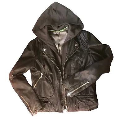 Buy Doma Leather Jacket Zip Away Hood Option Super Soft Leather & Lining  • 55£